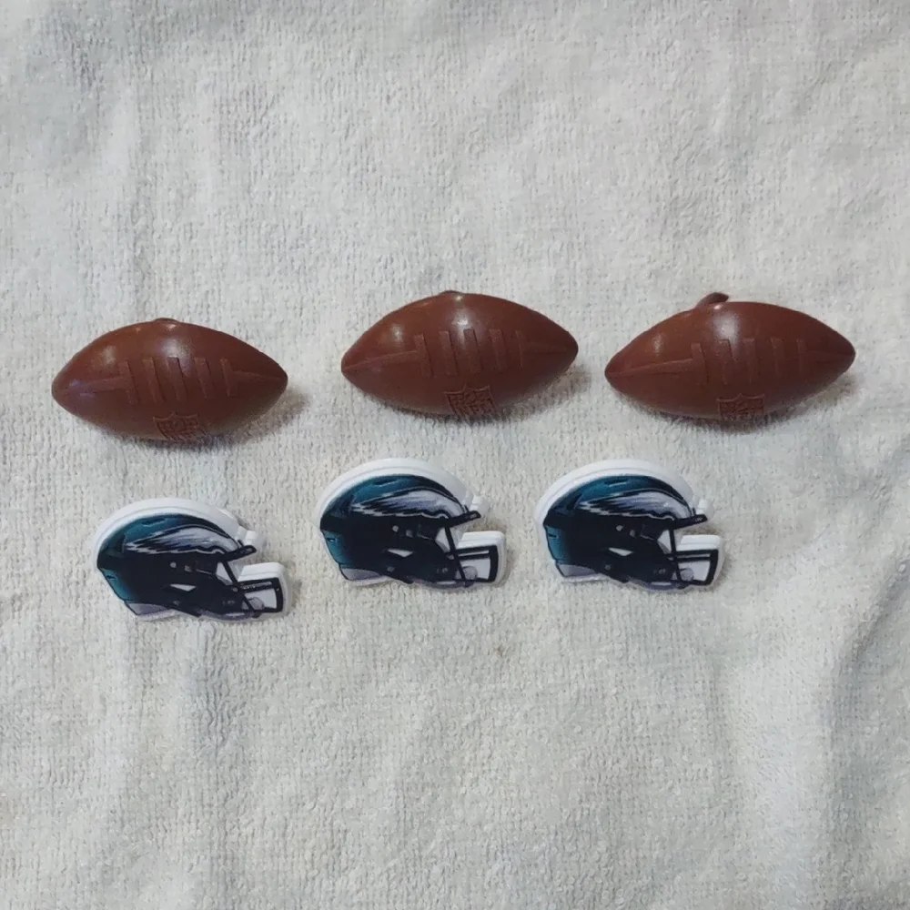 Cupcake Or Cake Decorations, Football NFL Eagles